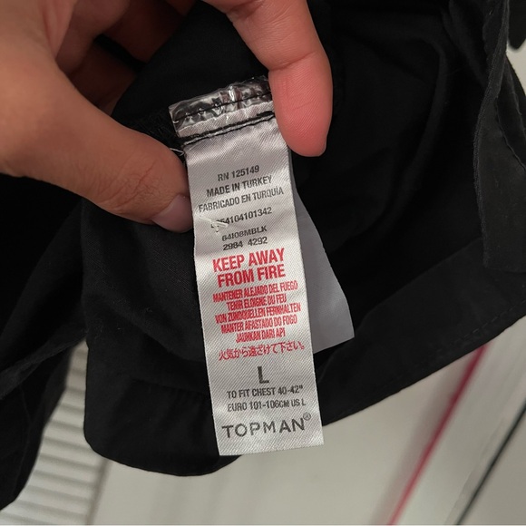 TopMan Fishtail Long Coat Jacket With Hood - Picture 5 of 12